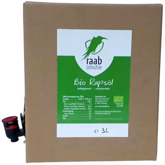 Rapsöl nativ Bag in Box 3l