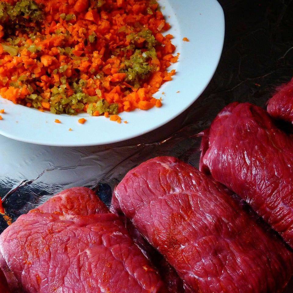Rinder Schnitzel für Rouladen geschnitten 2 Stk 300g