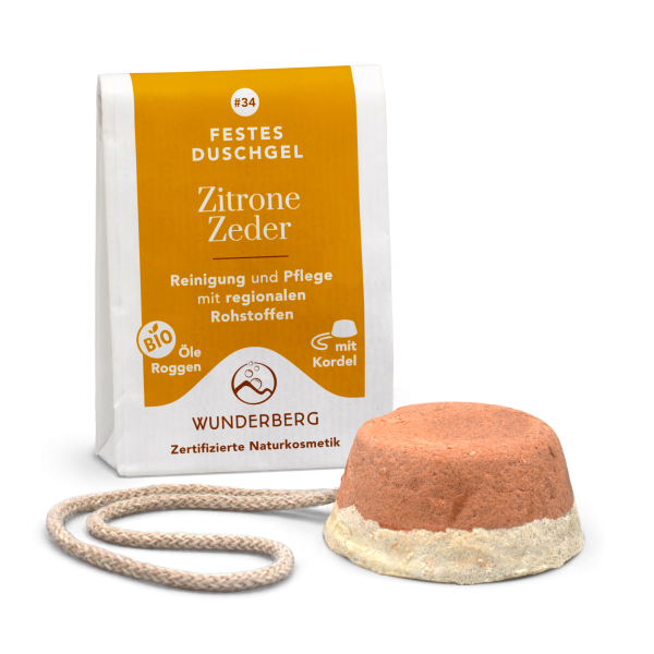 Festes Duschgel Zitrone & Zeder