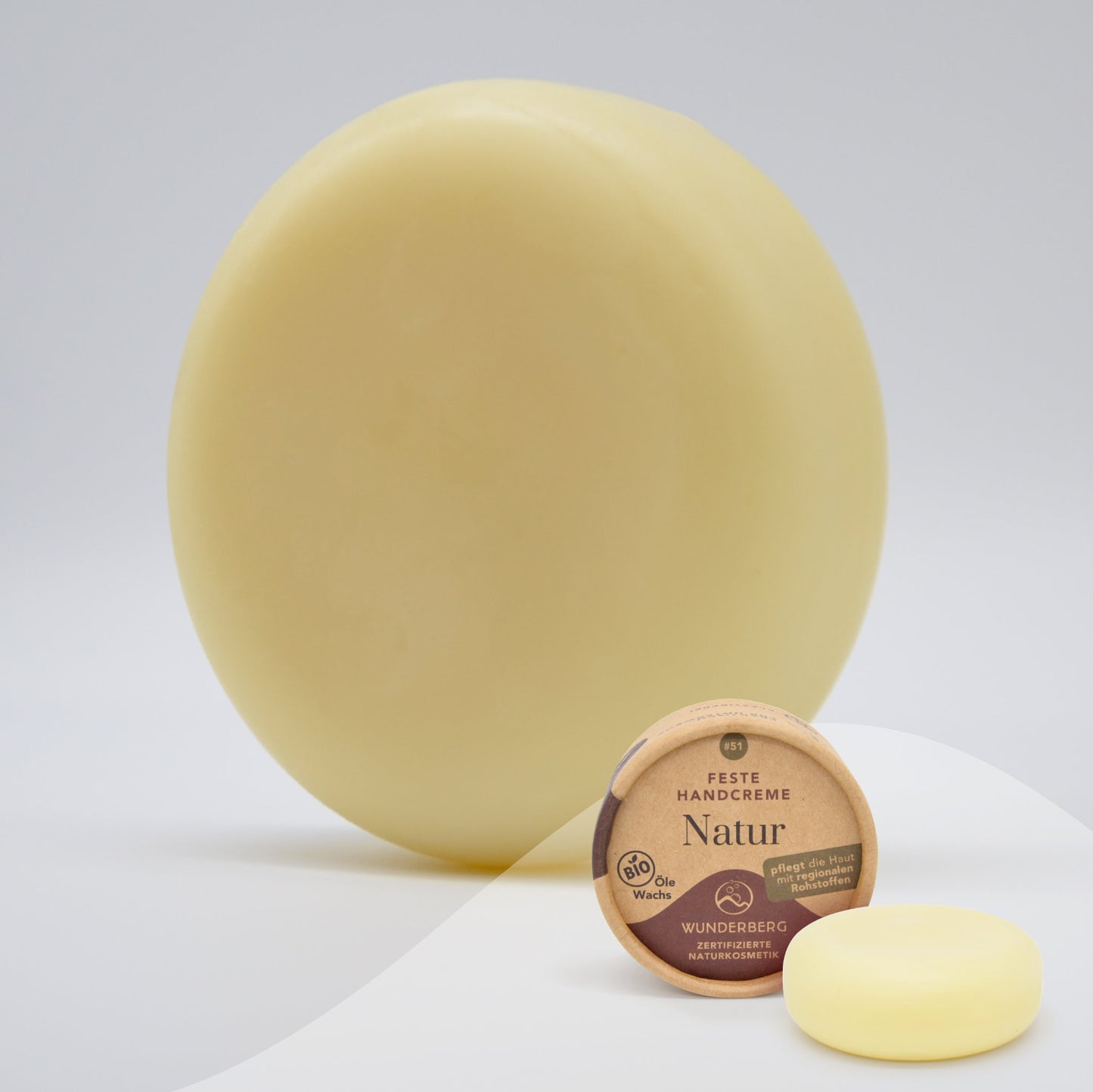 Feste Handcreme natur