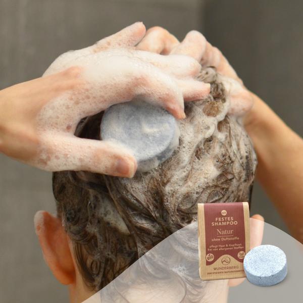 Festes Shampoo natur