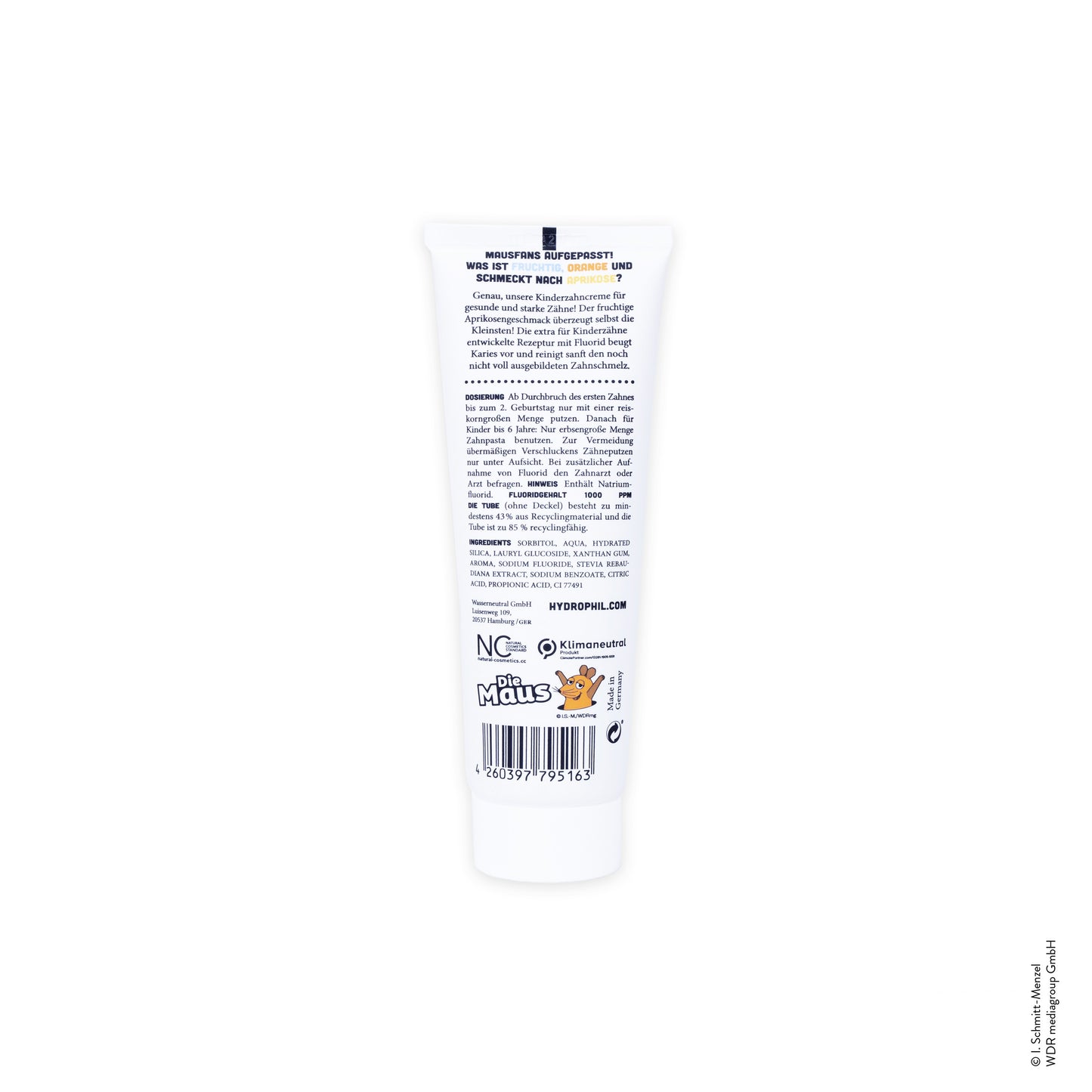 Zahncreme für Kinder - Die Maus 75ml