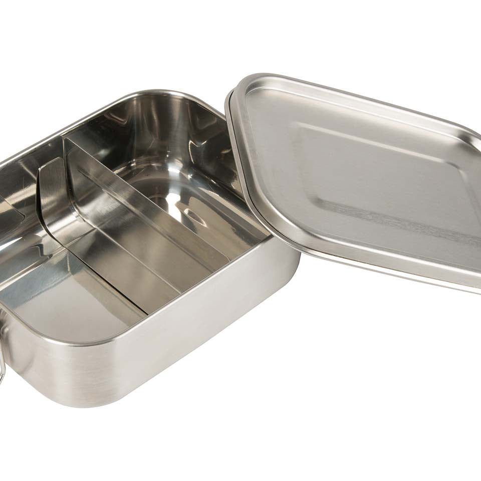 Edelstahl Lunchbox mit Trennsteg 800ml